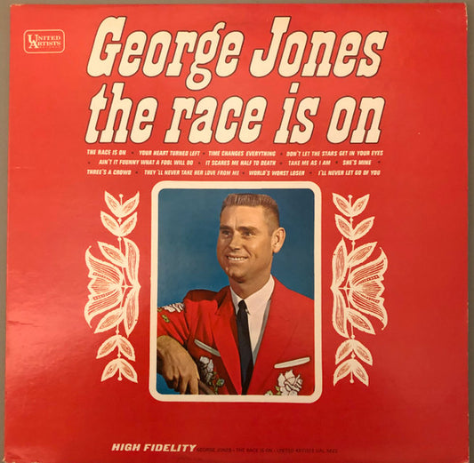 George Jones (2) : The Race Is On (LP,Compilation,Mono)