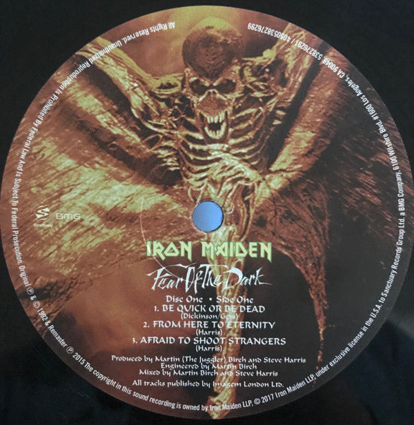 Iron Maiden : Fear Of The Dark (LP,Album,Reissue,Remastered,Stereo)