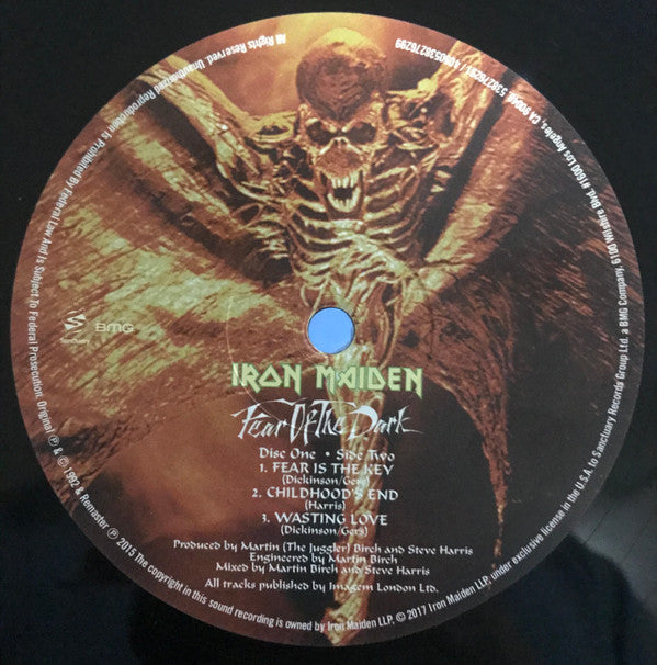 Iron Maiden : Fear Of The Dark (LP,Album,Reissue,Remastered,Stereo)