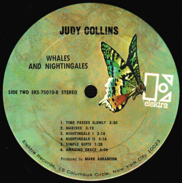 Judy Collins : Whales And Nightingales (LP,Album,Stereo)