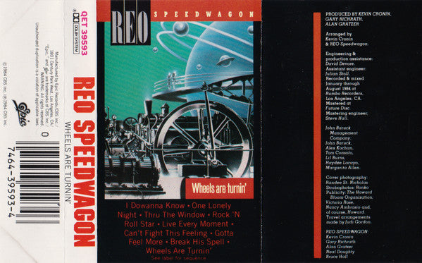 REO Speedwagon : Wheels Are Turnin' (Album)