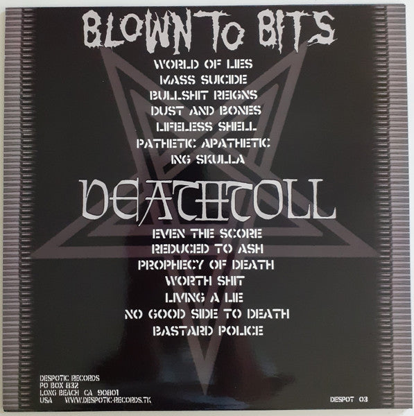 Blown To Bits / Deathtoll : Blown To Bits / Deathtoll (LP)