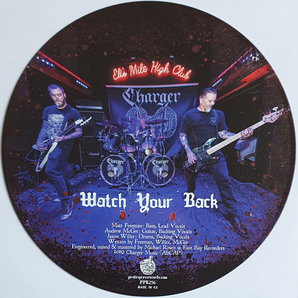 Charger (8) : Watch Your Back (12",45 RPM,Single Sided,Limited Edition,Picture Disc)