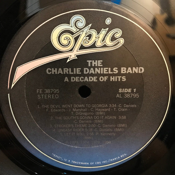 Charlie Daniels Band, The : A Decade Of Hits (LP,Compilation,Stereo)