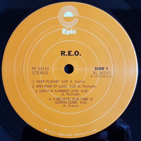 REO Speedwagon : R.E.O. (LP,Album,Stereo)