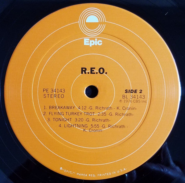 REO Speedwagon : R.E.O. (LP,Album,Stereo)