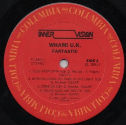Wham! : Fantastic (LP,Album,Reissue)