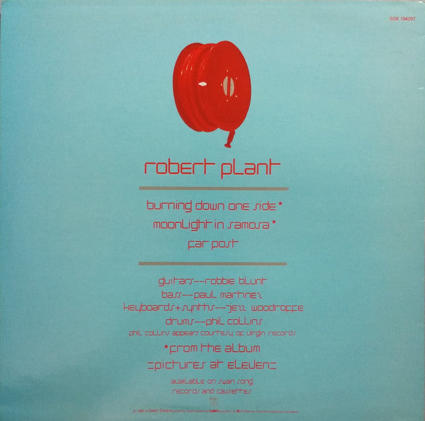 Robert Plant : Burning Down One Side (12",45 RPM)