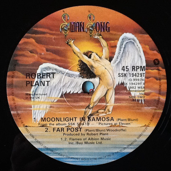 Robert Plant : Burning Down One Side (12",45 RPM)