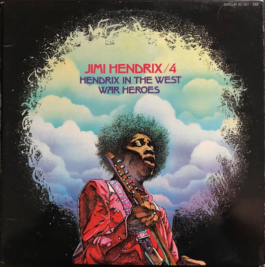 Jimi Hendrix : Hendrix In The West / War Heroes (LP,Album,Reissue,Stereo)