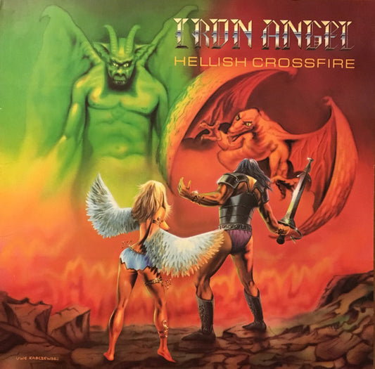 Iron Angel : Hellish Crossfire (LP,Album)