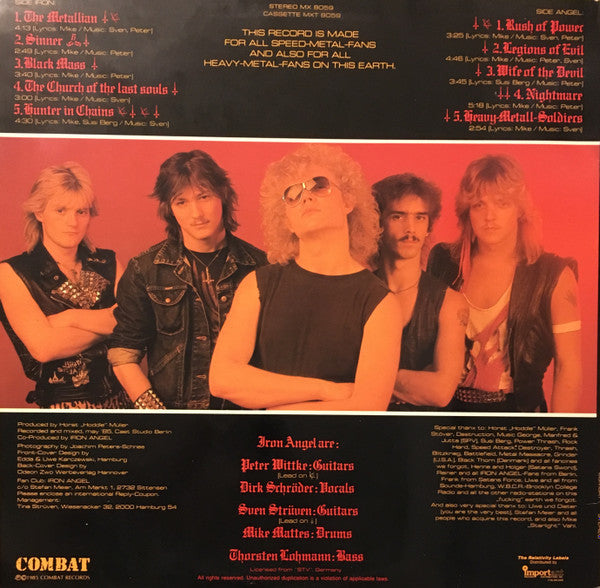 Iron Angel : Hellish Crossfire (LP,Album)