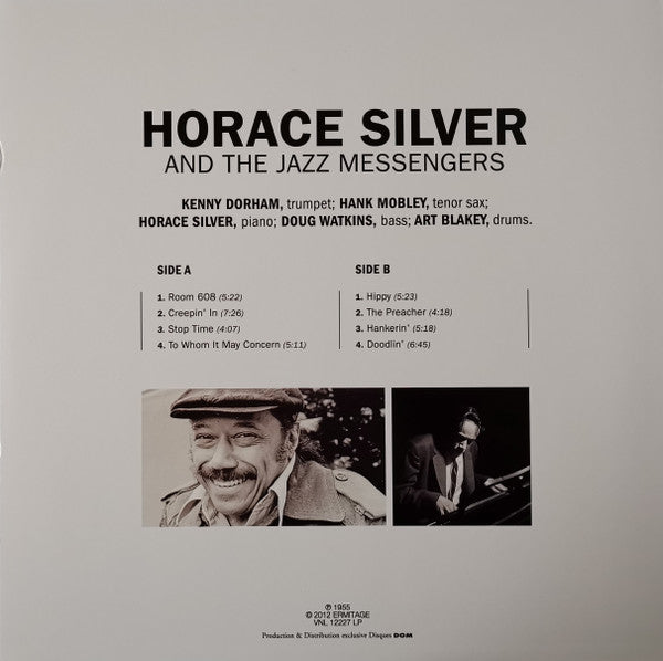 Horace Silver And Art Blakey & The Jazz Messengers : Horace Silver And The Jazz Messengers (LP,Compilation,Limited Edition,Reissue)
