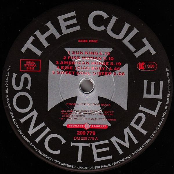 Cult, The : Sonic Temple (LP,Album)