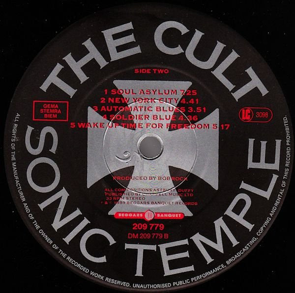 Cult, The : Sonic Temple (LP,Album)