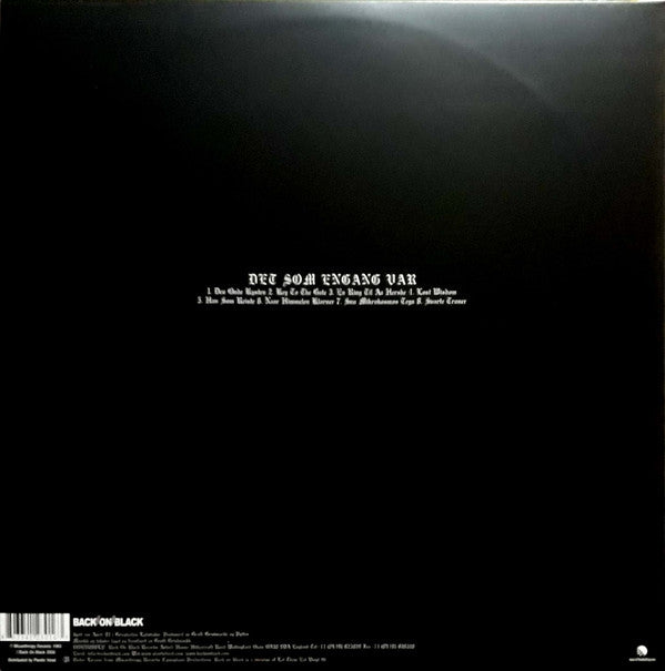 Burzum : Det Som Engang Var (LP,Album,Reissue)