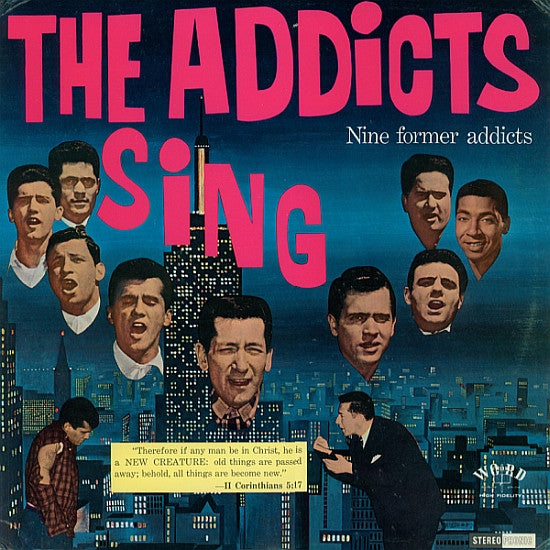 Addicts, The : The Addicts Sing (LP,Album,Stereo)