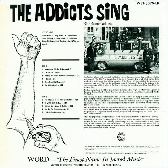 Addicts, The : The Addicts Sing (LP,Album,Stereo)
