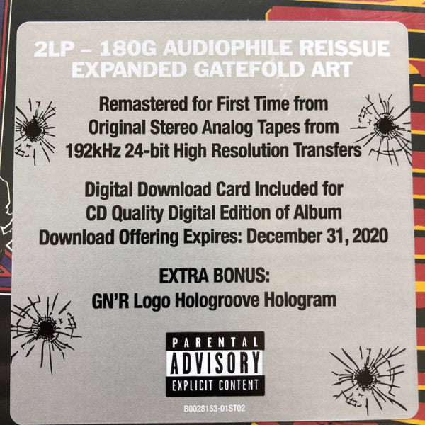 Guns N' Roses : Appetite For Destruction (LP)