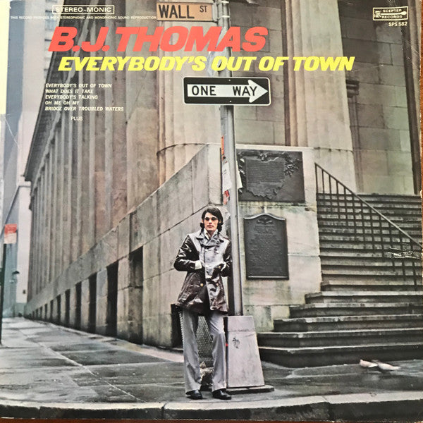 B.J. Thomas : Everybody's Out Of Town (LP,Album)