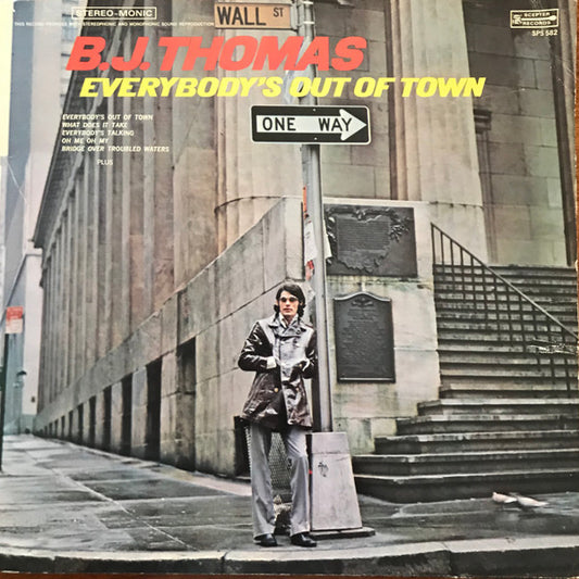 B.J. Thomas : Everybody's Out Of Town (LP,Album)