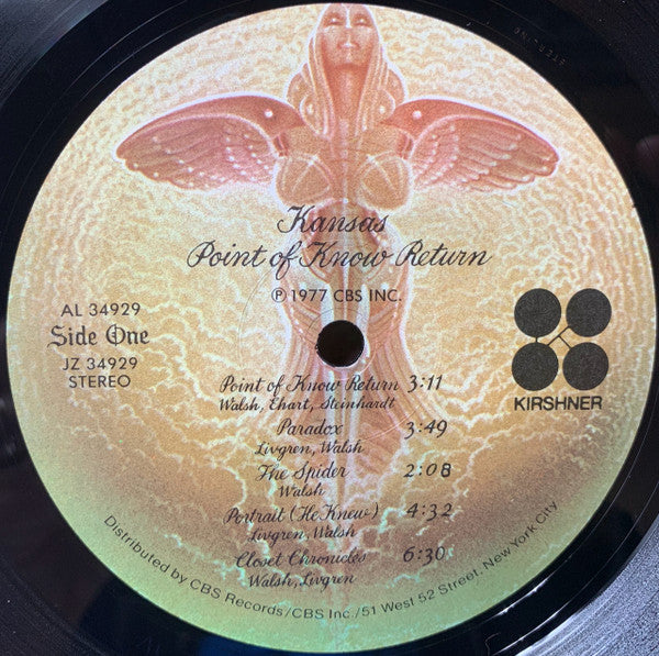Kansas (2) : Point Of Know Return (LP,Album,Stereo)