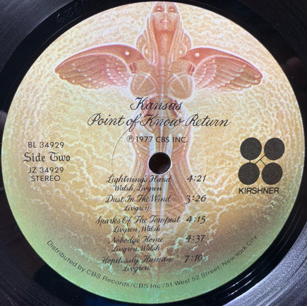 Kansas (2) : Point Of Know Return (LP,Album,Stereo)