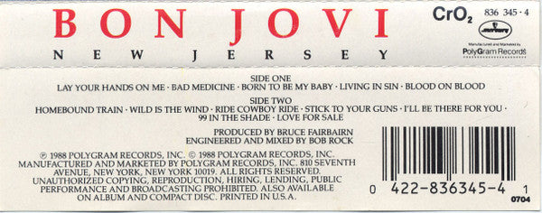 Bon Jovi : New Jersey (Album)