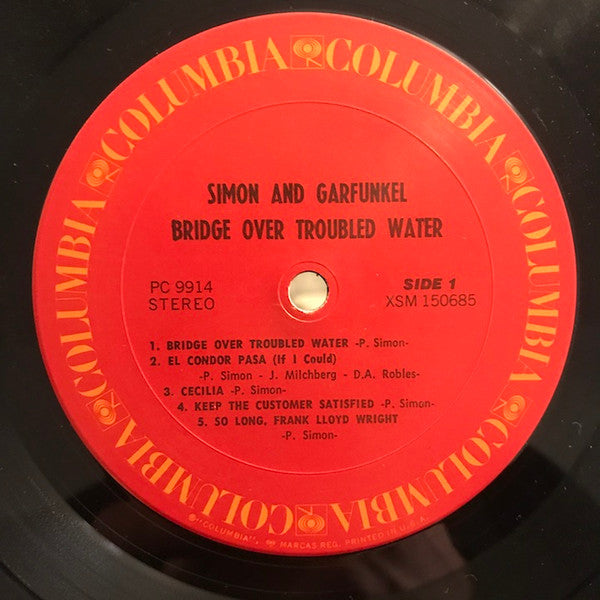 Simon & Garfunkel : Bridge Over Troubled Water (LP,Album,Reissue,Stereo)