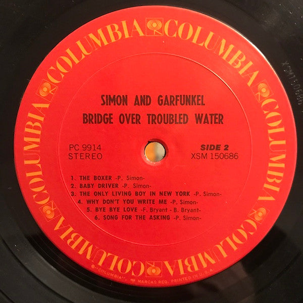 Simon & Garfunkel : Bridge Over Troubled Water (LP,Album,Reissue,Stereo)