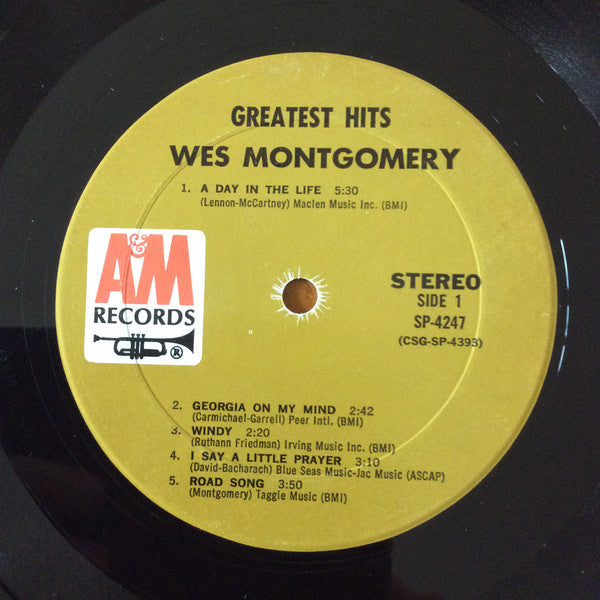 Wes Montgomery : Greatest Hits (LP,Compilation,Stereo)