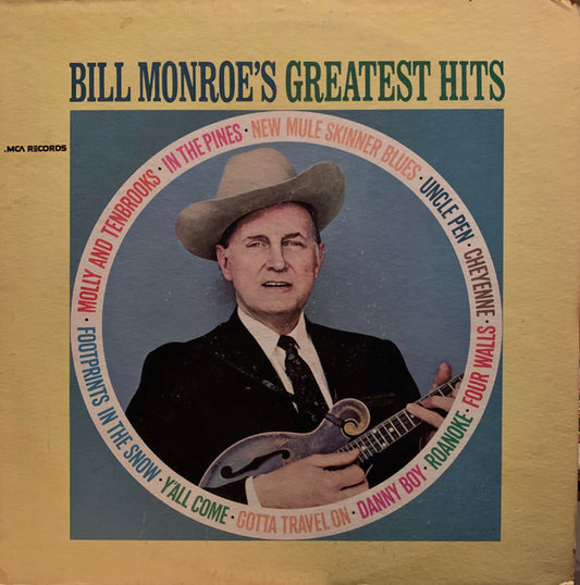 Bill Monroe : Bill Monroe's Greatest Hits (LP,Compilation,Reissue)