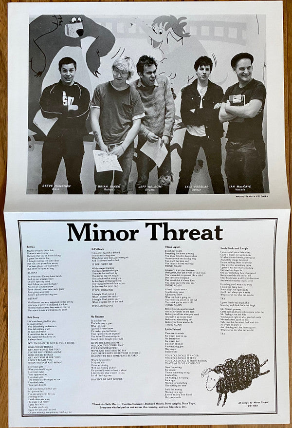 Minor Threat : Out Of Step (12",33 ⅓ RPM,EP,Limited Edition,Reissue,Remastered)