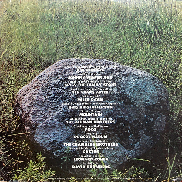Various : The First Great Rock Festivals Of The Seventies - Isle Of Wight / Atlanta Pop Festival (LP,Album,Stereo)