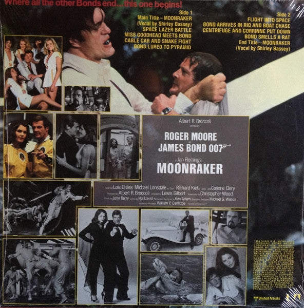 John Barry : Moonraker (Original Motion Picture Soundtrack) (LP,Album)