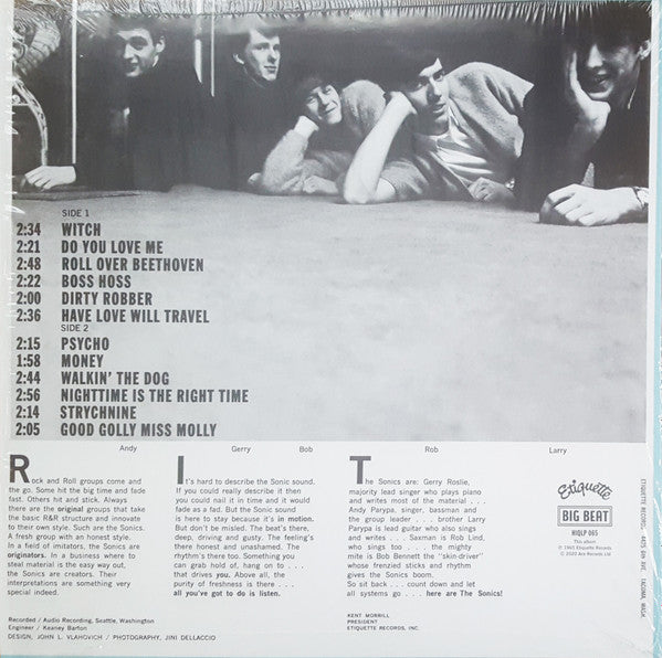 Sonics, The : Here Are The Sonics!!! (LP,Album,Reissue,Mono)