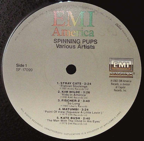 Various : Spinning Pups (LP,Compilation)