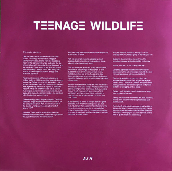 Ash : Teenage Wildlife: 25 Years Of Ash (LP,Compilation)