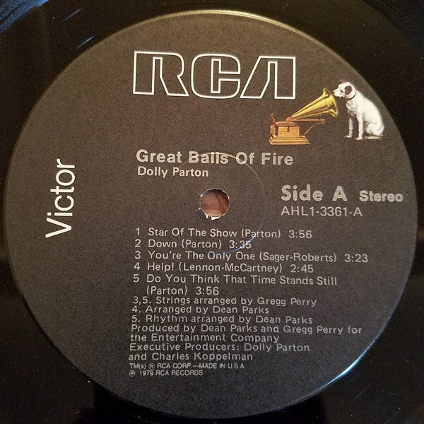 Dolly Parton : Great Balls Of Fire (LP,Album)