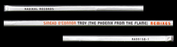 Sinéad O'Connor : Troy (The Phoenix From The Flame) Remixes (12",33 ⅓ RPM)