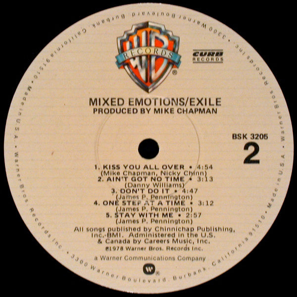 Exile (7) : Mixed Emotions (LP,Album)