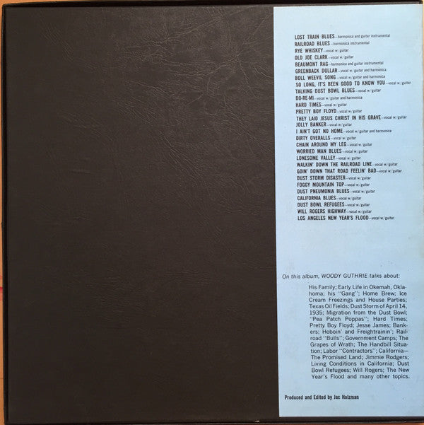 Woody Guthrie : Library Of Congress Recordings (LP,Reissue)