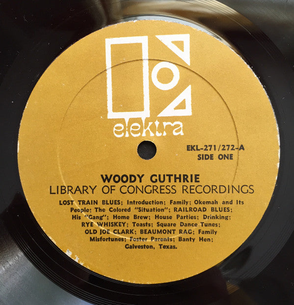 Woody Guthrie : Library Of Congress Recordings (LP,Reissue)