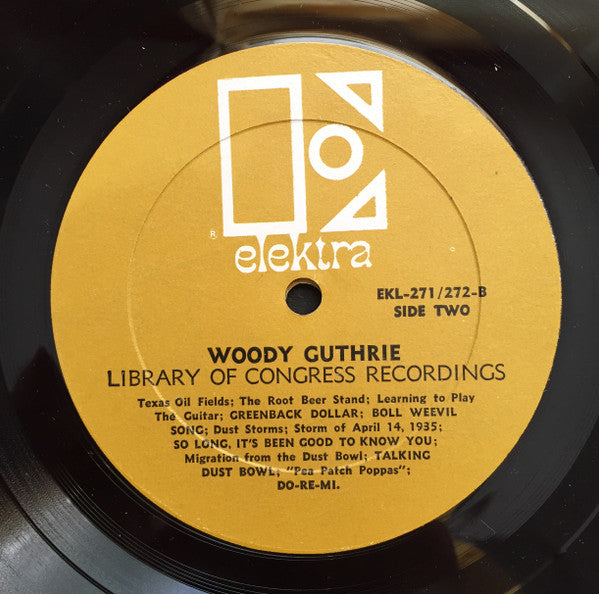 Woody Guthrie : Library Of Congress Recordings (LP,Reissue)