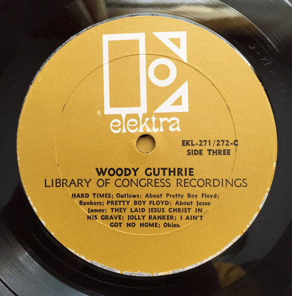 Woody Guthrie : Library Of Congress Recordings (LP,Reissue)