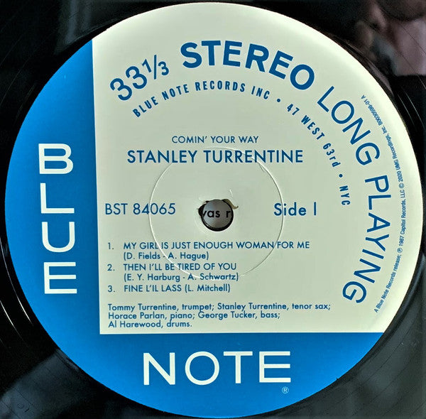 Stanley Turrentine : Comin' Your Way (LP,Album,Reissue,Stereo)