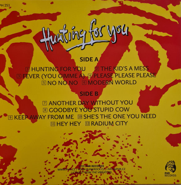 Vibrators, The : Hunting For You (LP,Album,Reissue,Remastered)
