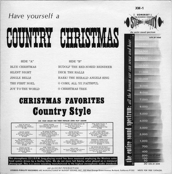 Unknown Artist : Have Yourself A Country Christmas (LP,Stereo)