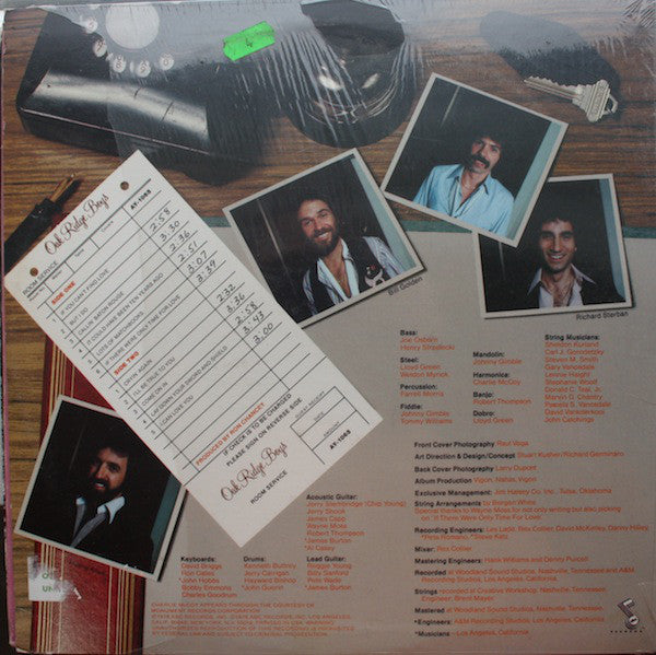Oak Ridge Boys, The : Room Service (LP,Album)