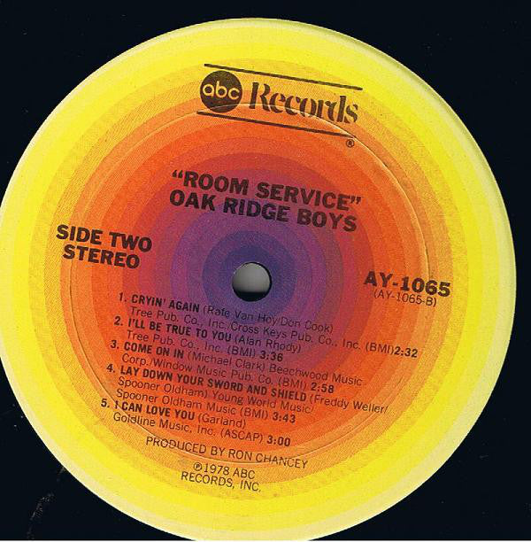 Oak Ridge Boys, The : Room Service (LP,Album)